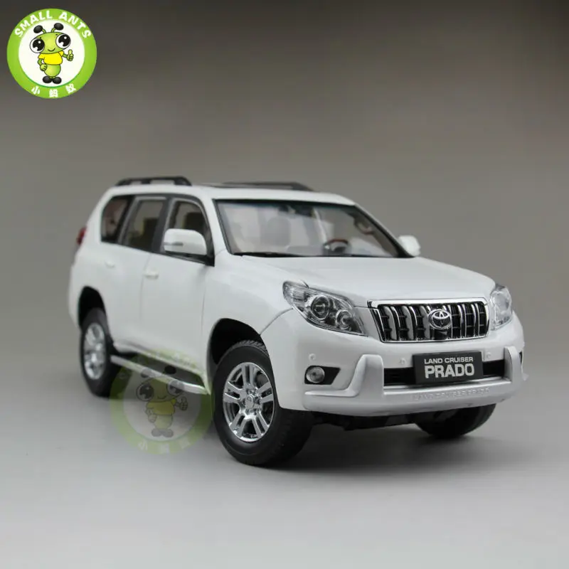 1/18 Land Cruiser Prado литая под давлением модель автомобиля SUV игрушки для подарков коллекция хобби белый без рисунка