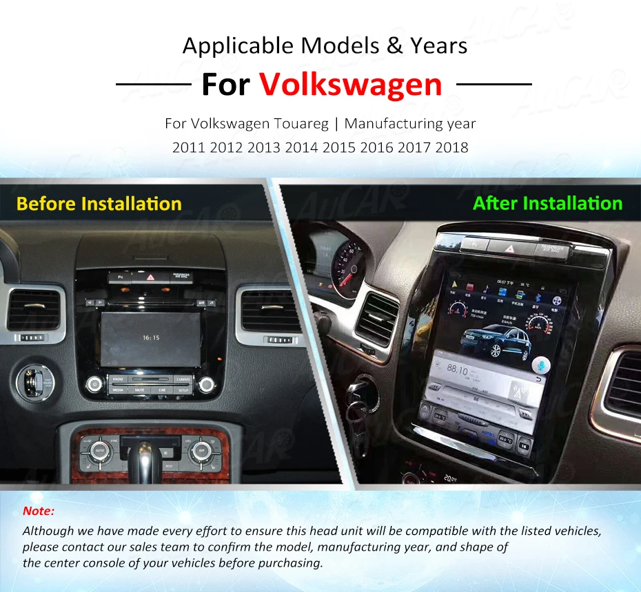 Android 7,1 ''10,4'' Tesla для volkswagen VW Touareg 2 din автомагнитола gps Mulltimedia- Bluetooth wifi 4G Вертикальная стерео
