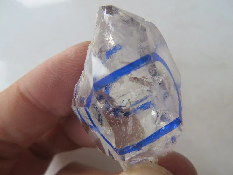23 г натуральный кварцевый кристалл алмаз херкимера W 1 движущийся ENHYDRO Bubble|Камни| |