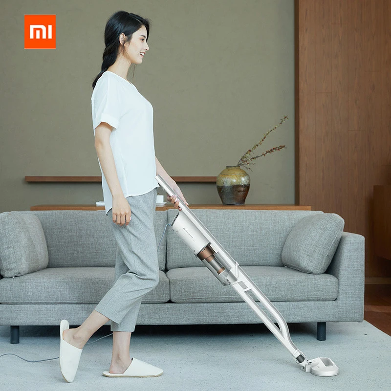 Xiaomi Deerma пылесос беспроводной ручной DX800S двойной циркуляционный вертикальный