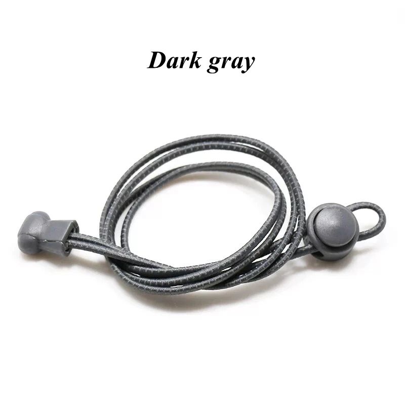 Dark grey 1 пара Светоотражающие эластичные шнурки, растягивающиеся шнурки для обуви, фирменные шнурки без завязок, уличные кроссовки, кружевные аксессуары для обуви, кружевные шнурки - Цвет: Dark grey