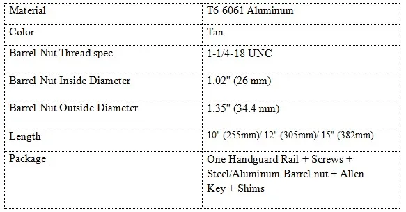 AR15 10 ''12'' 15 ''дюймовый Тан поплавок Системы M-Lok ствольная накладка Пикатинни рейку Системы подходит. 223