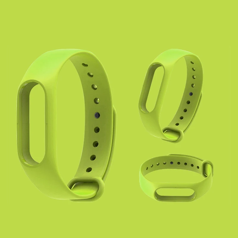 Шт. 1 шт. mi band 2 ремешок на запястье силиконовый цветной браслет для Xiaomi Band умный