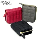 Женские короткие кошельки из искусственной кожи, Женские клетчатые кошельки, кошелек из нубука с держателем для карт, Модный женский маленький кошелек на молнии с Отделом для монет