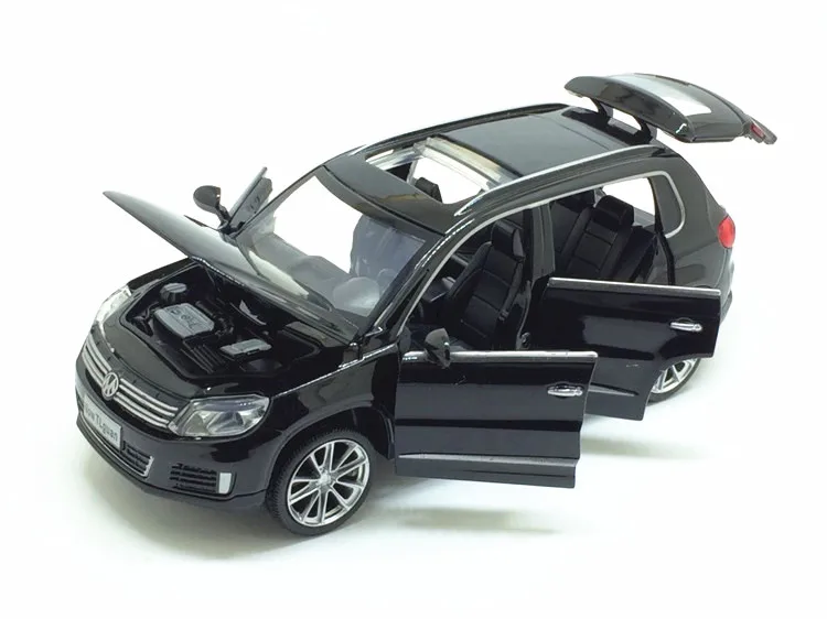 Горячая Распродажа 1/32 Tiguan литая под давлением металлическая модель автомобиля SUV из сплава для детей рождественские подарки коллекция игрушек