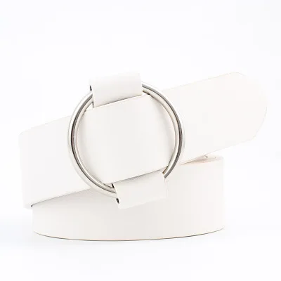 1348-White 42 стиля, женский ремень из искусственной кожи, Змеиный леопард, двойная пряжка, женский ремень, дизайнерский ремень для платья,, cinturones para mujer - Цвет: 1348-White