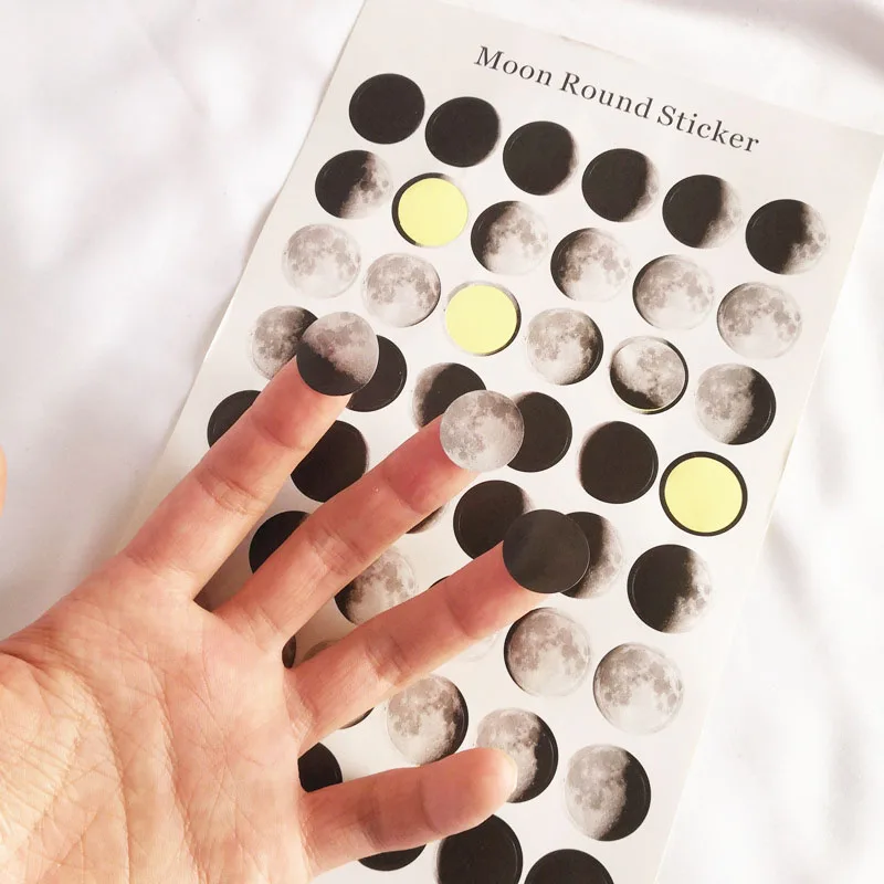 Morandi Dots Junk Journal Сделай Сам Скрапбукинг Ремесло фотоальбомы круглые настенные телефон уплотнительная этикетка наклейка Подарочная коробка наклейка s