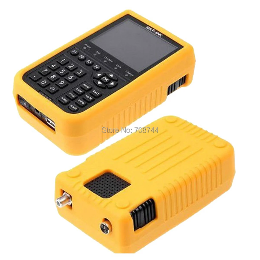 Satlink WS6909 3,5 'DVB-S& DVB-T Combo сигнал ресивер Satlink 6909 спутниковый& наземного сигнала метр Sathero Satlink WS-6909