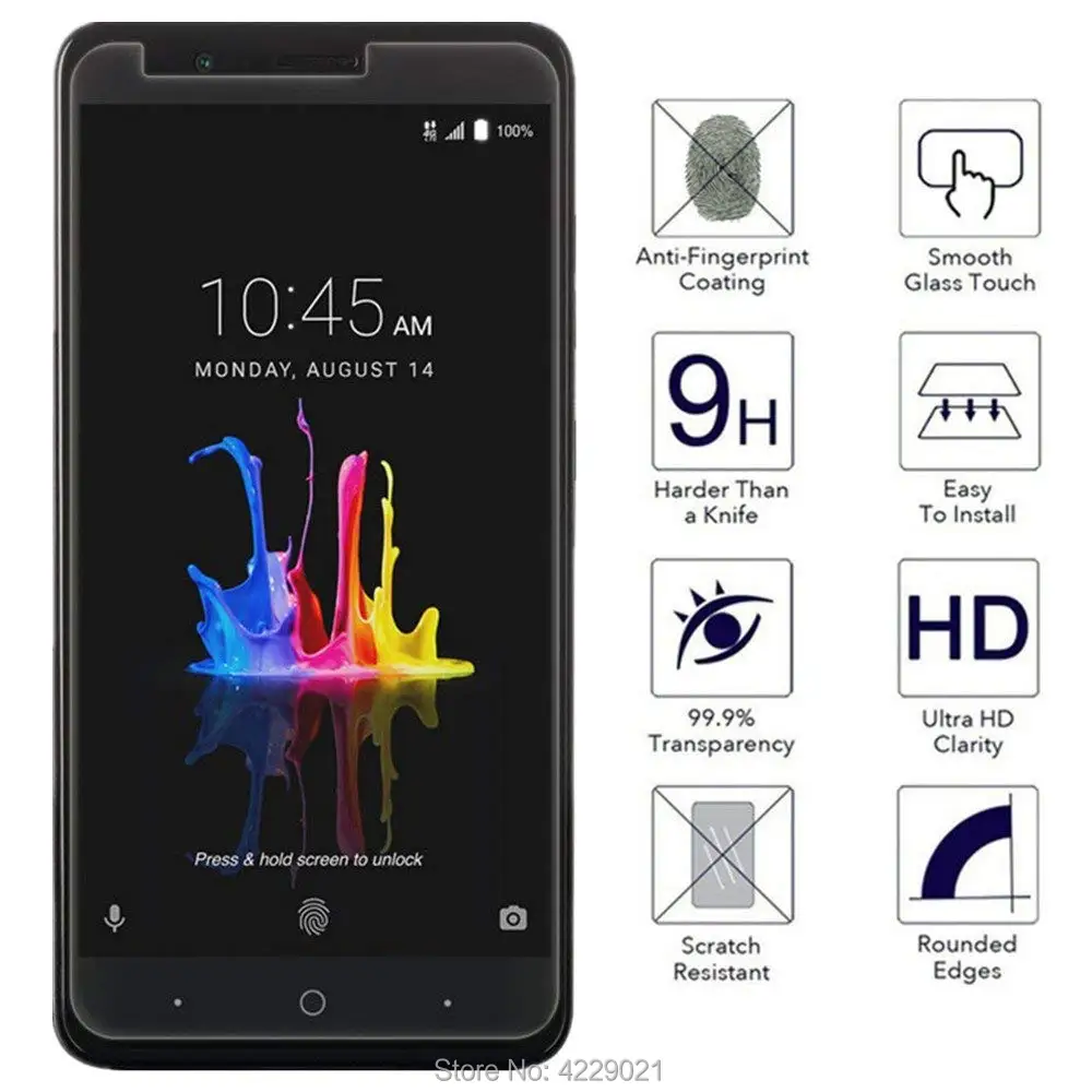 Для ЖК дисплея ZTE Nubia Z17 защитная пленка из закаленного стекла премиум класса для