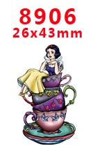 8906 30 шт мультфильм персонаж плоское украшение из смолы PR 8878 - Цвет: 8906