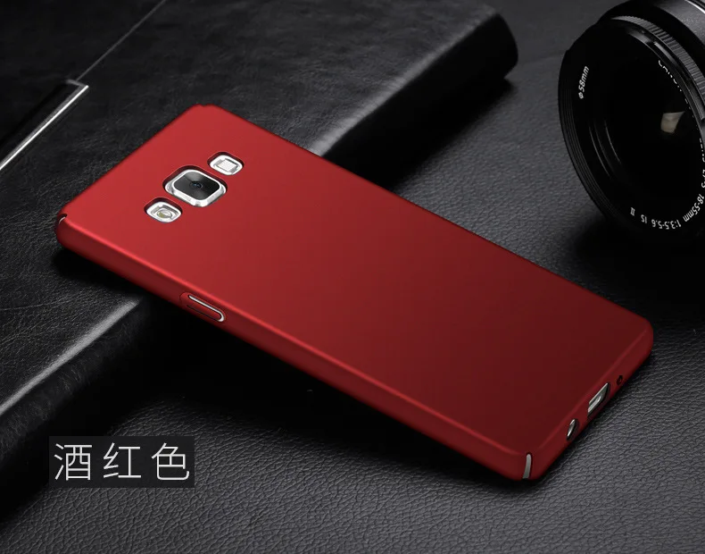 Case For Samsung Galaxy A5 A7 A8 A9 2015 Cover Luxury 360 Plastic Matte PC Hard Phone Cases shockproof | Мобильные телефоны и