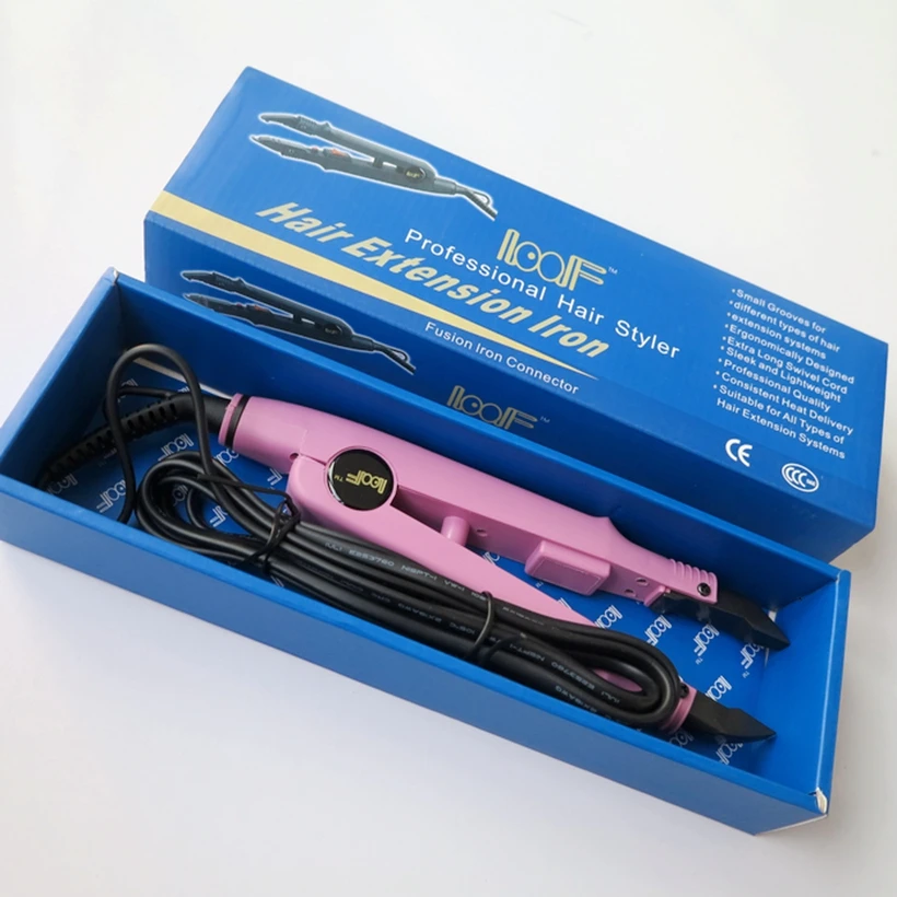 2 шт ЕС штекер волосы наращивание волос кератин склеивания инструмент тепла