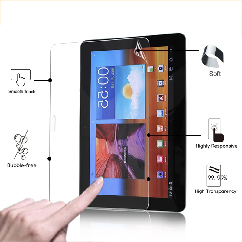 Высокое качество HD ЖК экран Защитная пленка для Samsung Galaxy Tab P7500 P7510 10 1