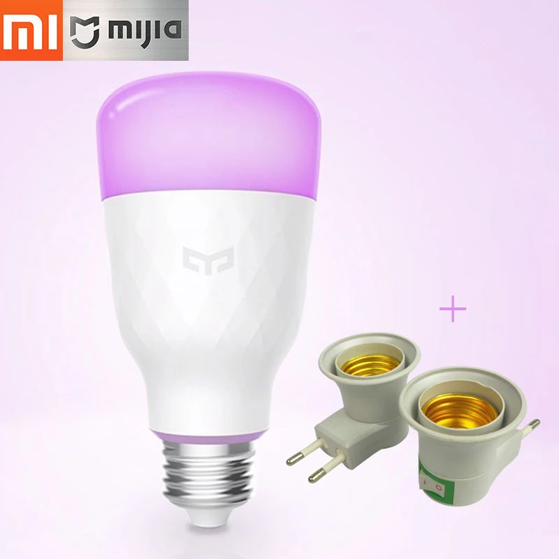 2019 оригинальный Xiao mi jia Yeelight Смарт светодиодный лампы Красочный 800 люмен 10 Вт E27