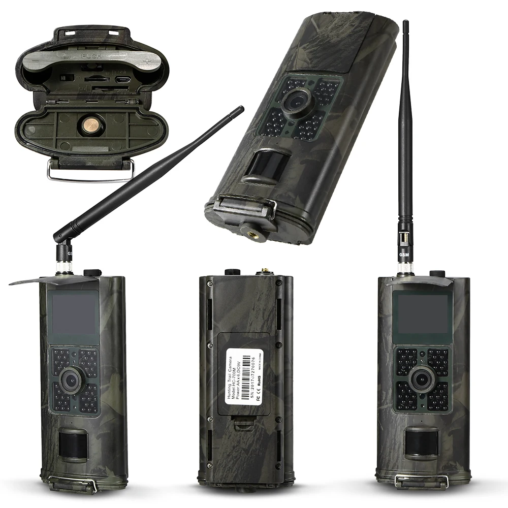 Камера 16MP 1080P 3G SMS GSM Trail Охотничья игра камера ночного видения ловушка PIR датчик