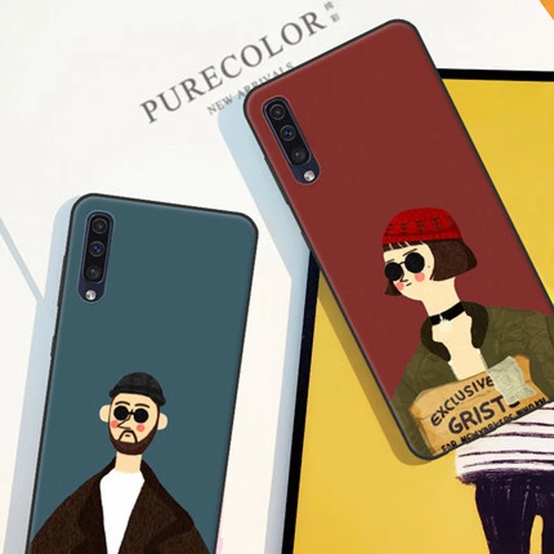 Чехол накладка для Samsung Galaxy A50 мягкий силиконовый чехол с рисунком из мультфильма