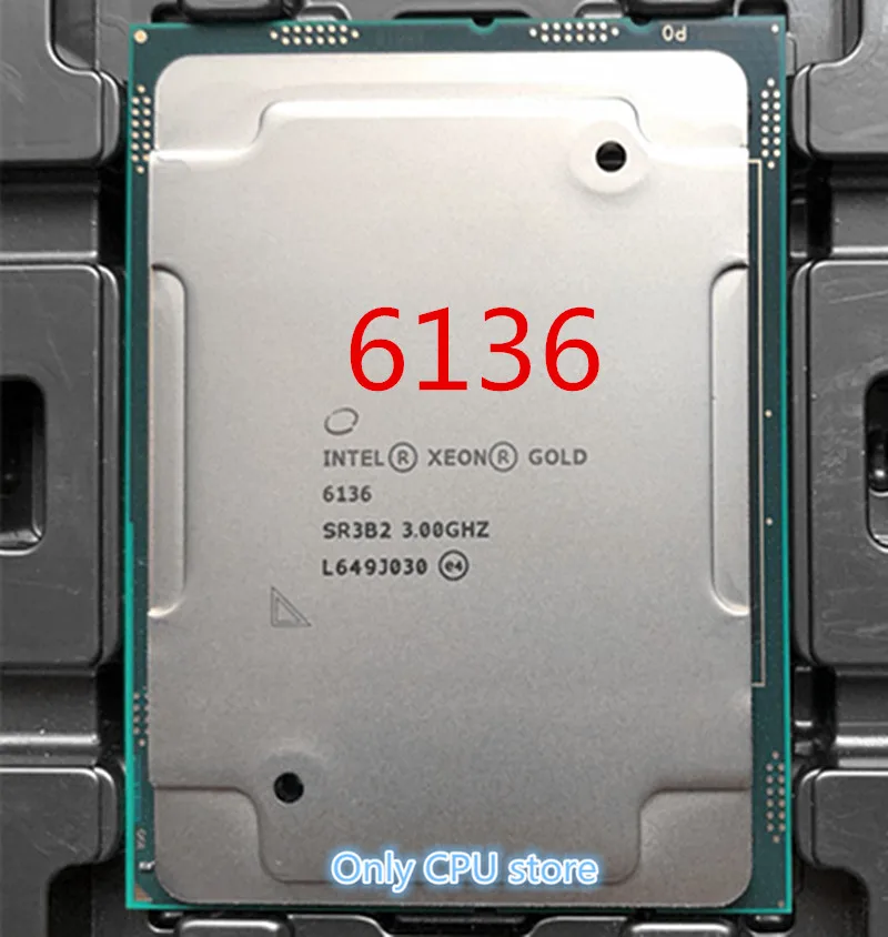 Процессор Intel Xeon Gold 6136 24,75 МБ кэш 3,00 ГГц масштабируемый ЦП