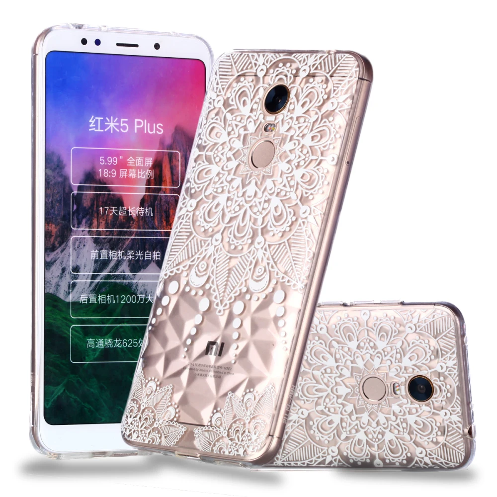 Силиконовый 3D-чехол для телефона Xiaomi Redmi 5 5Plus чехол 6 6A Note 5A 5Pro 6Pro | Мобильные