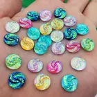 100 шт. 10 мм круглые полимерные стразы хрустальные бусины с плоским дном для самостоятельного свадебного украшения-A59