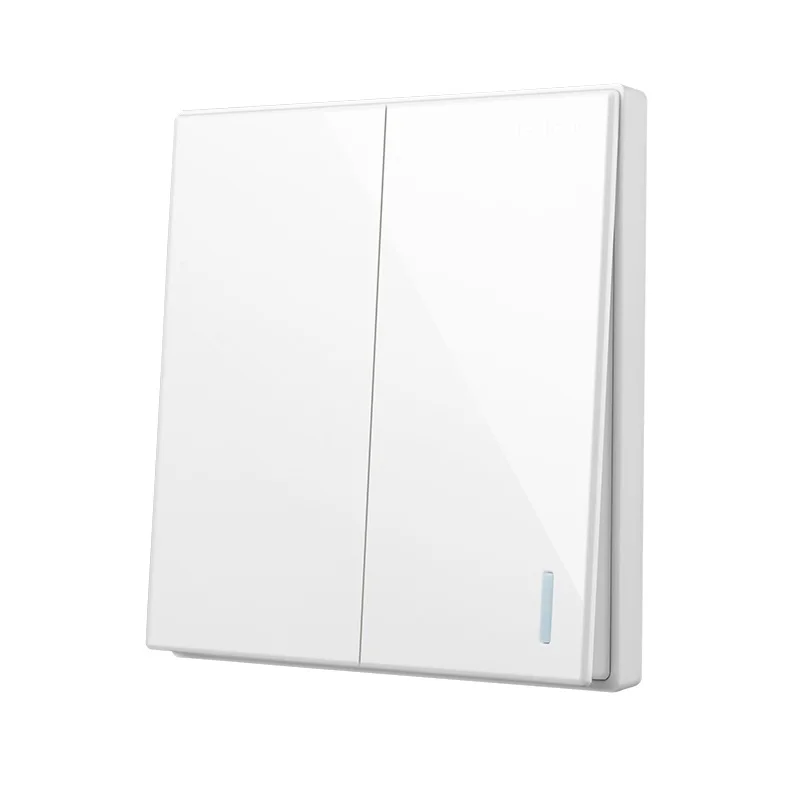 Высококачественный большой настенный переключатель магнолии с белой панелью и