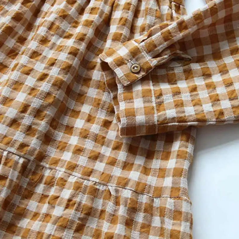 Mferlier осеннее платье с отложным воротником для женщин длинным рукавом на шнурке