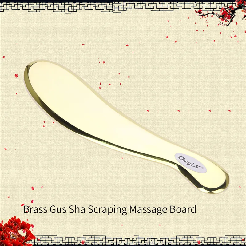Медицинский медный Gua Sha Guasha скребки акупунктурный массаж нержавеющая сталь металлическая пластина массажер для тела терапия инструмент
