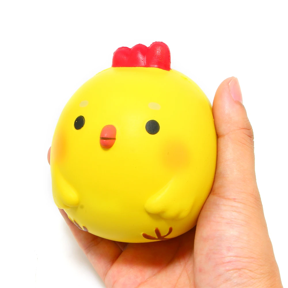 Mskwee Kawaii Jumbo Yellow Chicken Baby Squishy Slow Rising Cartoon Chick Scented Squishies Cute Soft Doll Squeeze Toy Wholesale | Игрушки и