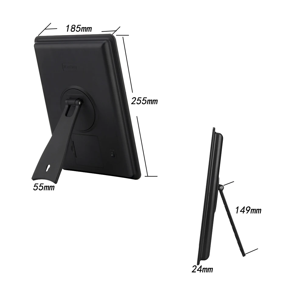 Большой Экран Макияж зеркало с подсветкой 24 яркий свет светодиодов 12 дюймов