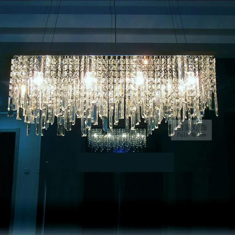 Италия подвесной хрустальный свет для кафе и столовой lustres de cristal Современная