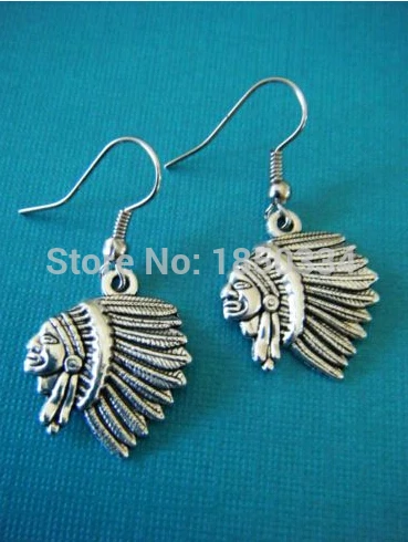 

50 пар модных индийских головок очаровывает серьги для женщин с подарочной коробкой DIY ювелирных изделий Z131