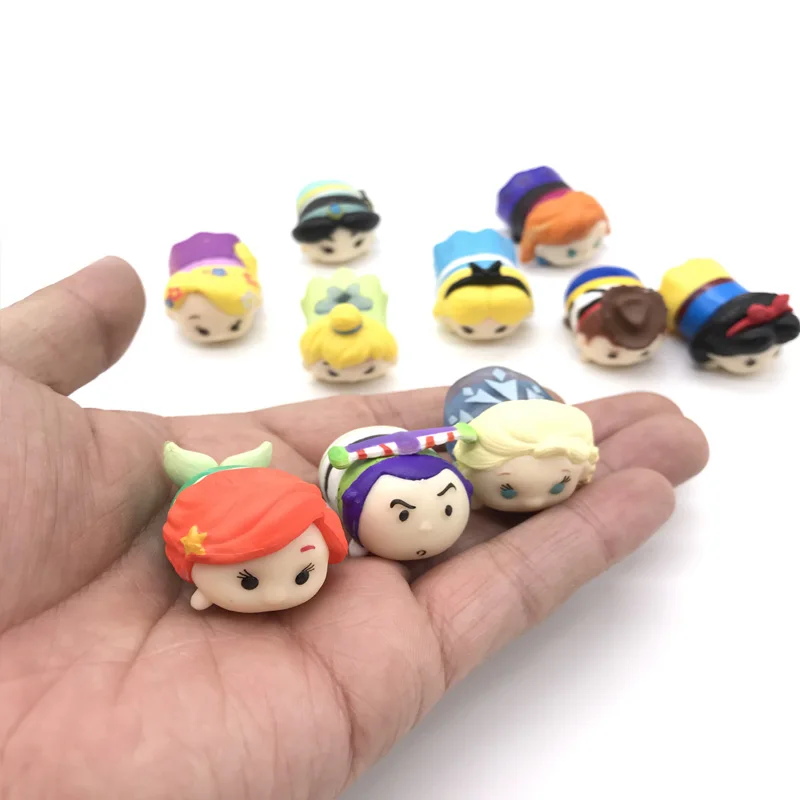 10 шт./компл. Kawaii миниатюрные игрушки из ПВХ Мстители и принцесса|figure toy|princess figurestoys