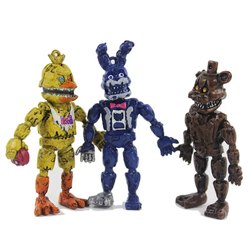 Five Nights At Freddys Figma набор модель 8 см ПВХ FNAF медведь Фредди Аниме Фигурки игрушки Nendoroid