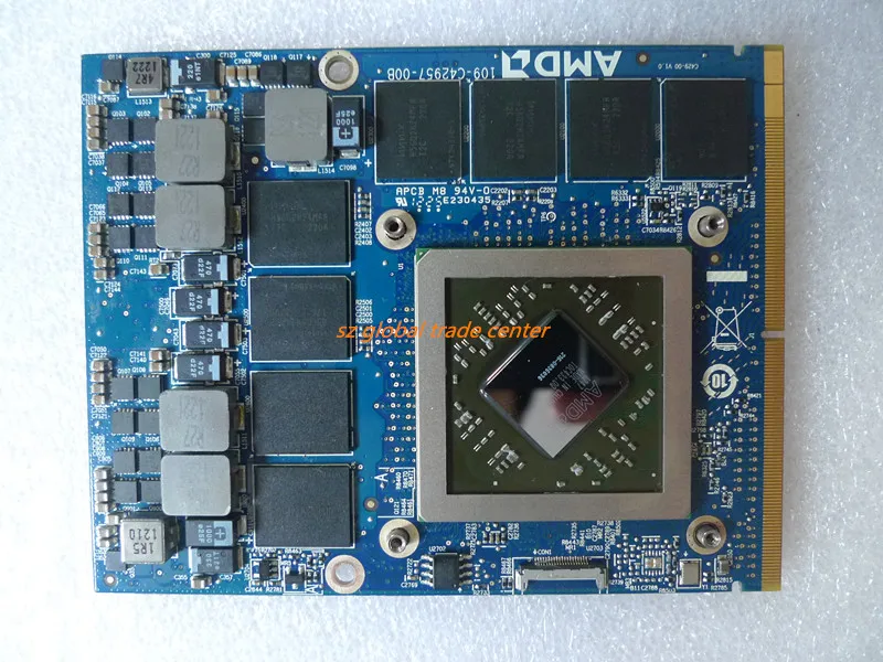 Карта для ноутбука DELL ALIENWARE HD 7970M HD7970M 2 ГБ GDDR5 видеокарта M15x M17x M18x|r2 mini|card casingr2 |