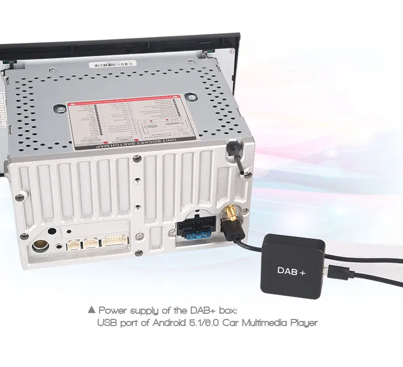 DAB + цифровой радио Box усиленный телевизионные антенны для Android 5 1 6 0 8 7 стерео CD ES354 |
