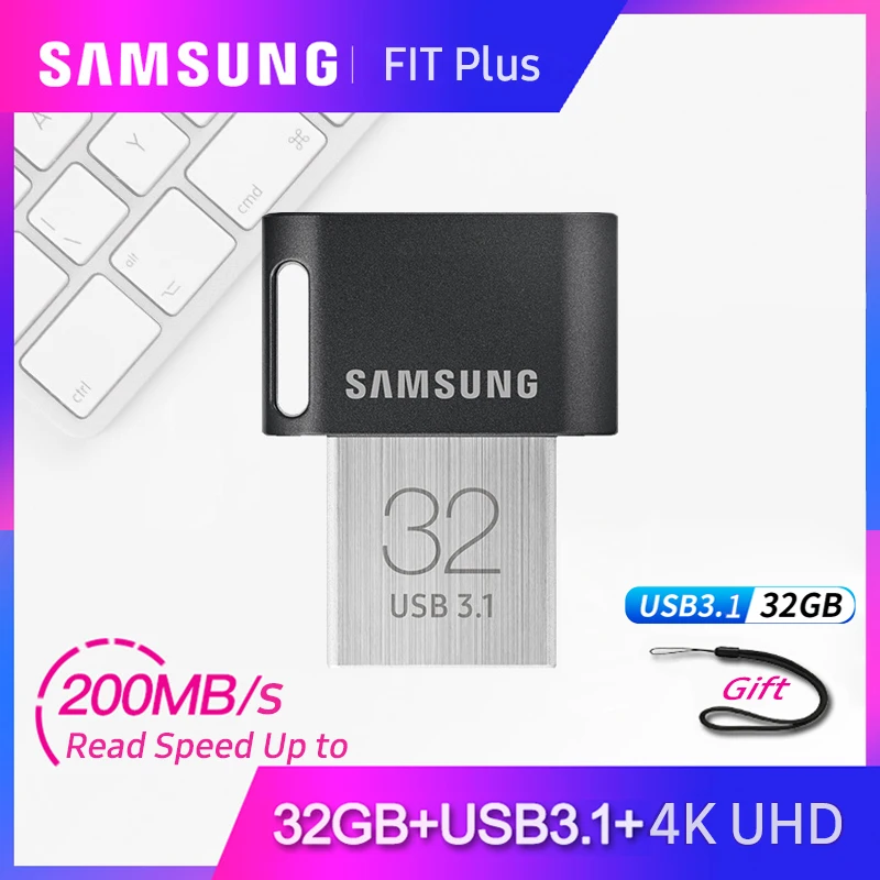 Samsung FIT usb 3.1 флеш накопитель 128 ГБ 256 до 300 флэш Usb 3 1 64 32 200|USB флэш-накопители| |