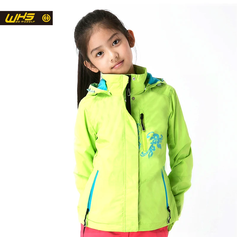 WHS ветровка для девочки весной куртка спорта на открытом воздухе дети весна