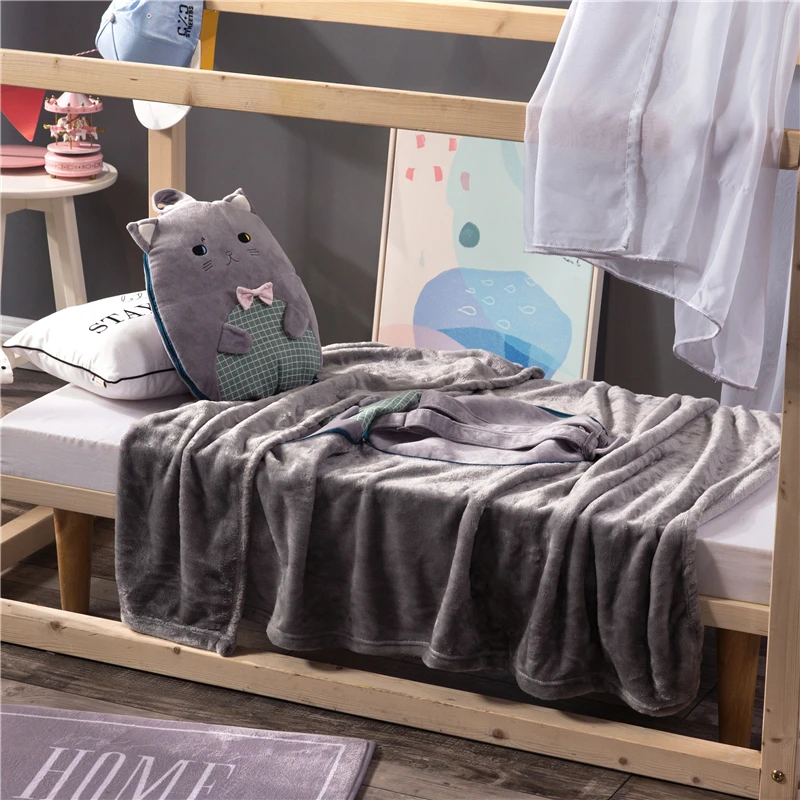 Серый кролик мультфильм шаблон двойного назначения одеяло для рюкзака с легко