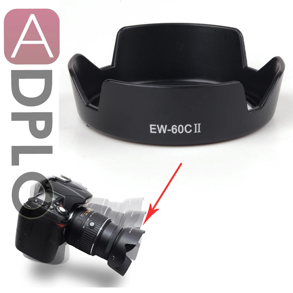 EW-60C II-EF байонетная бленда объектива работает для/Canon EF 28-80 мм F3.5-5.6 V USM Объектив 550D 600D 650D 500D 18-55 мм