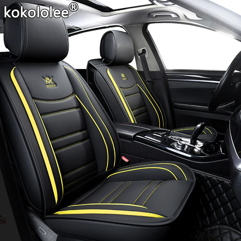 Кожаный чехол для автомобильного сиденья kokololee Toyota rav4 wish Prado mark auris prius camry corolla crown