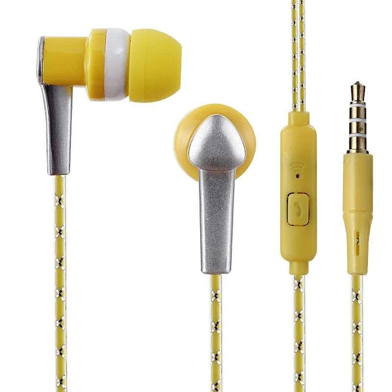 Universal Wired Earphone HiFi Stereo Super Bass Headphone Music In-ear Headset 3.5mm With Mic for Android Phone | Электроника