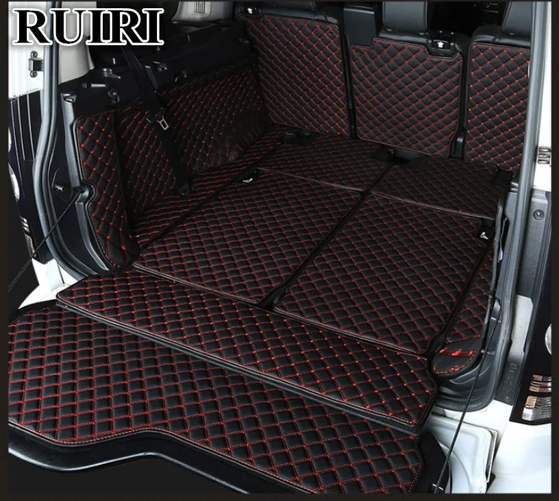 Высшее качество! Специальные коврики для багажника Land Rover Discovery 4 2016-2010 7-местные