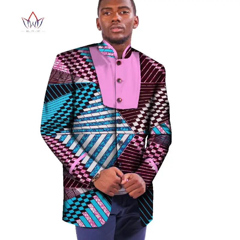 2019 африканская куртка для мужчин с длинным рукавом Мужская s Топ одежда Дашики