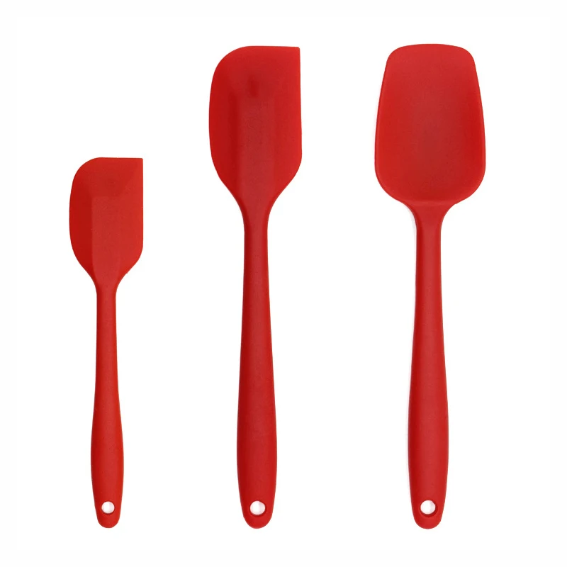 Выпечки Посуда Еда Класс силиконовые Скребки из трех частей выпечки suite салат