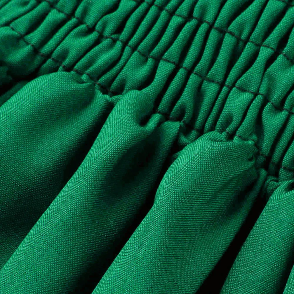 Женская блузка с открытыми плечами Пышный рукав бант бандажная Женские топы и