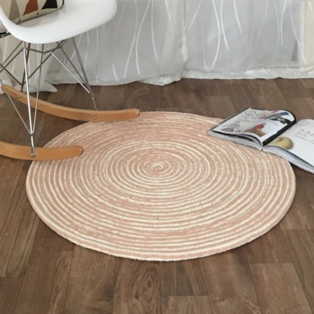 Carpet8 Круглый ковровый коврик для гостиной, спальни, одноцветные коврики для дома, декоративные коврики для дивана, стола - Цвет: Carpet8