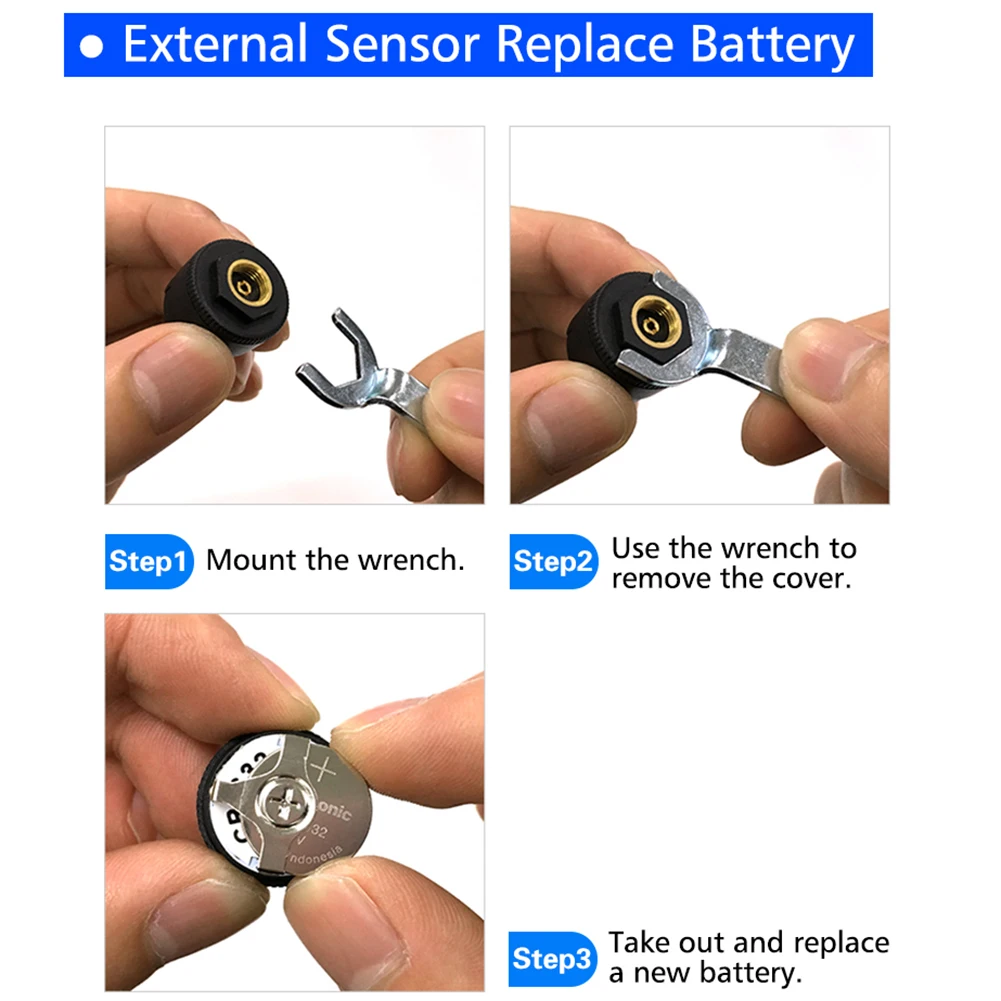 TPMS Автомобильная электроника беспроводная система контроля давления в шинах с внешними сменными датчиками батареи ЖК-дисплей U903