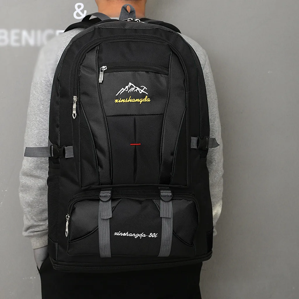 Новый модный мужской рюкзак mochila masculina imperme vel уличный простой холщовый однотонный