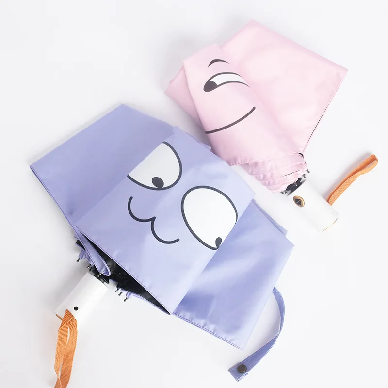 Женские зонты от солнца и дождя складной зонт с защитой ультрафиолета