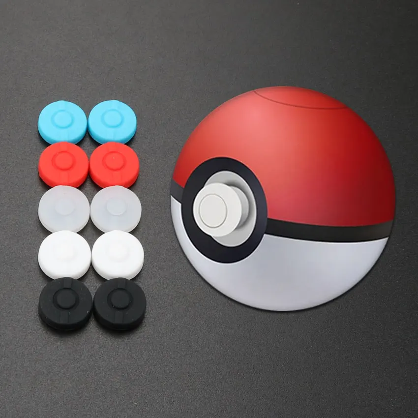 YuXi 2 шт. захват ручки крышка джойстика чехол для Nintendo Switch Poke ball Plus игровой