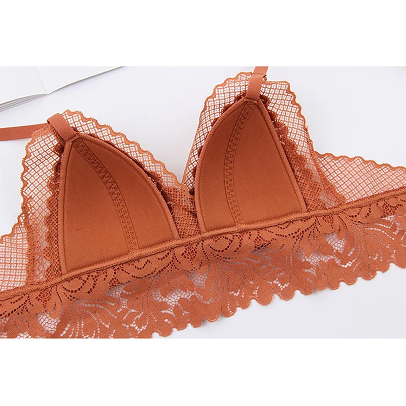 

Varsbaby unlined wire free lingerie set three quarters underwear thin cup beauty back bra set